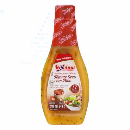 Molho para Saladas Tomate Seco Kisabor 240ml