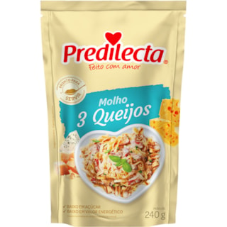 Molho Predilecta 3 Queijos Sachê 240g