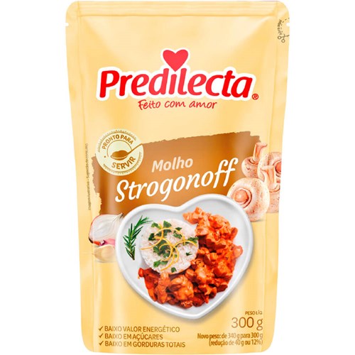 Molho Strogonoff Predilecta Sachet 300g