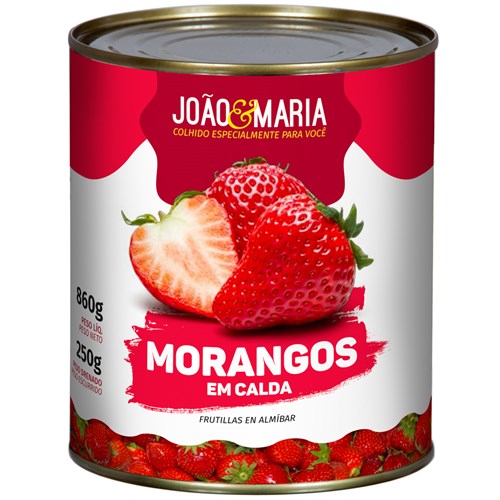 Morango em Caldas João e Maria 250g