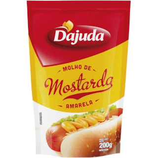 Mostarda D'Ajuda Amarela Tradicional Sachê 200g