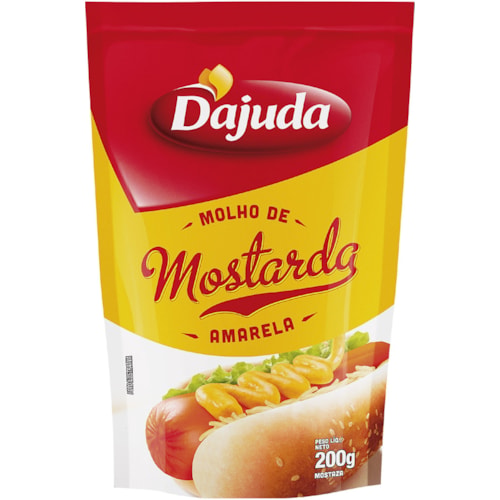 Mostarda D'Ajuda Amarela Tradicional Sachê 200g
