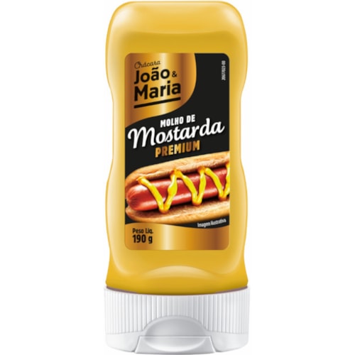 Mostarda Premium Chácara João E Maria 190g