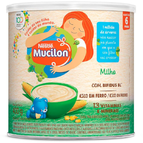 Mucilon de Milho Lata 400g