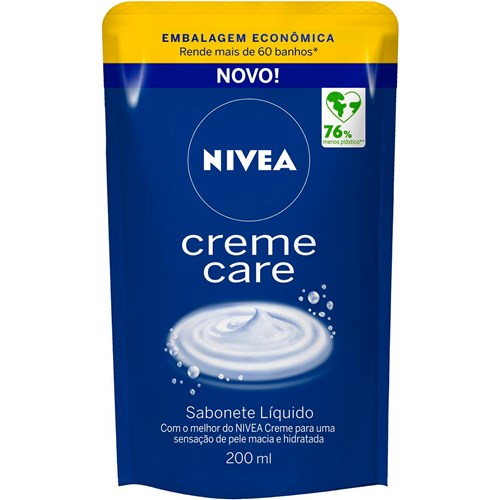 Nivea Sabonete Liquido Creme Care Refil 200ml