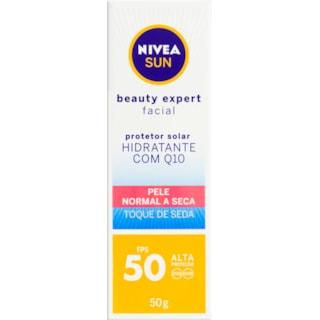 Nivea Sun Protetor Solar com Q10 Facial Beauty Expert FPS50 150ml