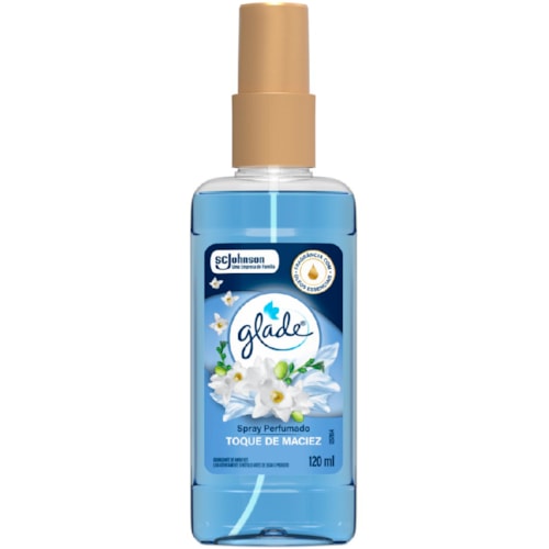 Odorizador de Ambientes Glade Toque de Maciez Spray 120ml