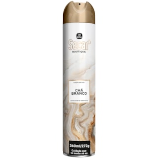 Odorizador de Ambientes Secar Chá Branco Aerossol 360ml