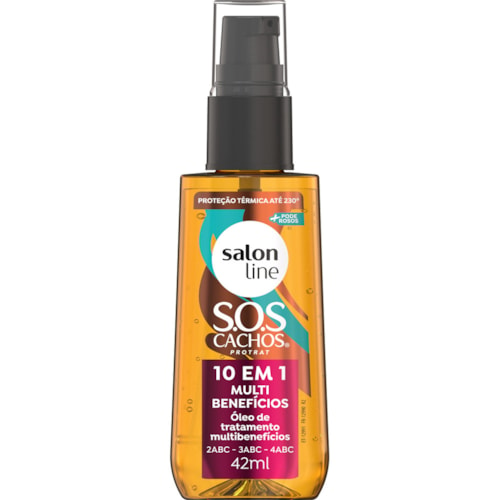 Óleo Capilar Salon Line SOS Cachos 10 em 1 Multi Banefícios 100ml