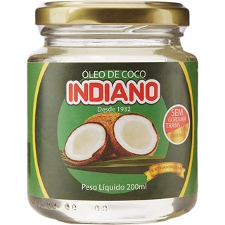 Óleo de Coco Indiano Extra Virgem 200ml