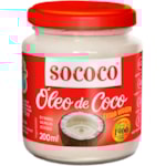 Óleo de Coco Sococo Extra Virgem 200ml