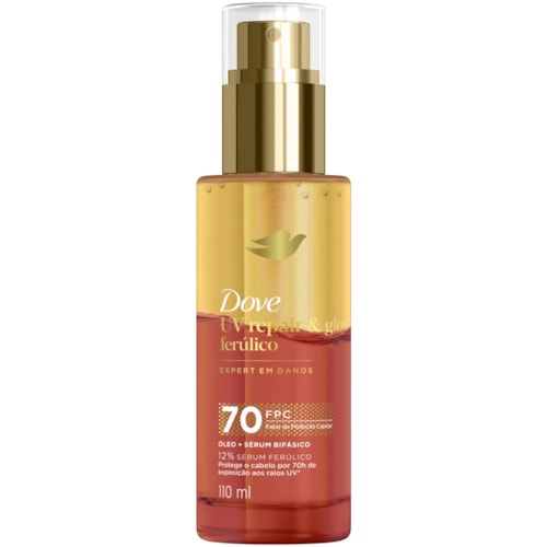 Óleo Sérum Dove UV Repair & Glow Ferúlico Bifásico 110ml