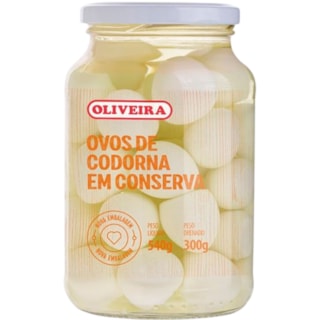 Ovos de Codorna Oliveira Em Conserva 300g