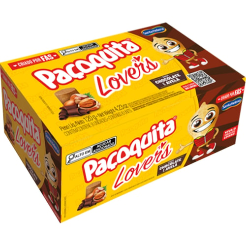 Paçoca Paçoquita Lovers Chocolate e Avelã 120g