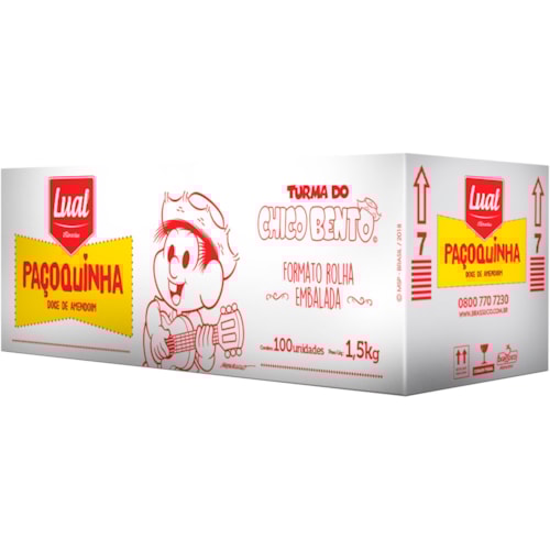 Paçoquinha Luau Chico Bento Rolha 1,5kg