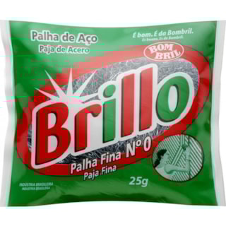 Palha de Aço Nº2 Brillo 25g