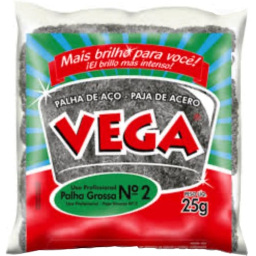 Palha de Aço Vega Steel 25g N2