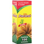 Palito Paraná Bambu 100 Unidades