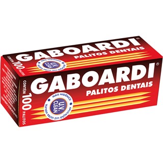 Palitos de Madeira Gaboardi 100 unidades
