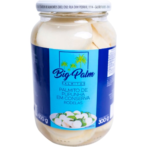 Palmito de Pupunha Big Palm Rodela 300g