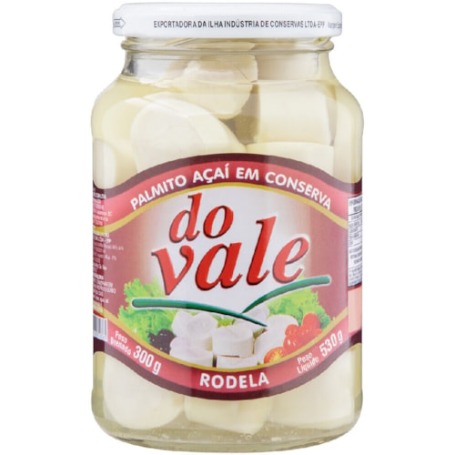 Palmito Do Vale Açaí Rodela 300g