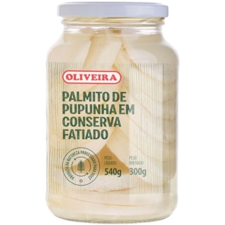 Palmito Oliveira Pupunha Fatiado Em Conserva 300g