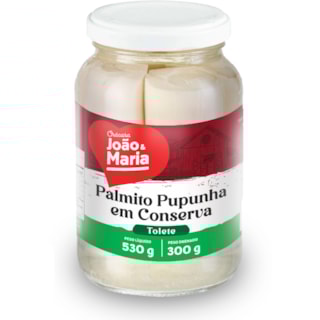 Palmito Pupunha Chácara João e Maria Tolete 300g