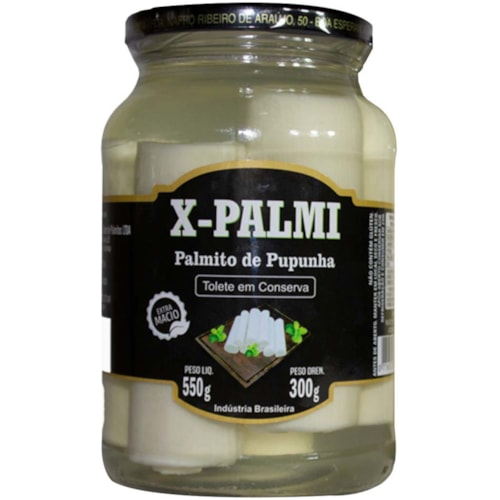 Palmito X-Palmi Pupunha Inteiro Conserva 300g
