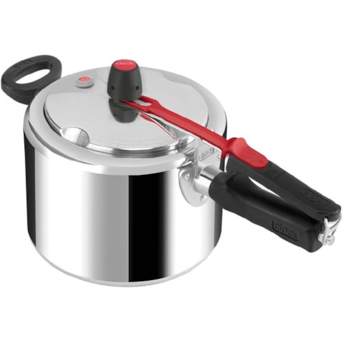 Panela de Pressão Clock Original Polida 4,5L