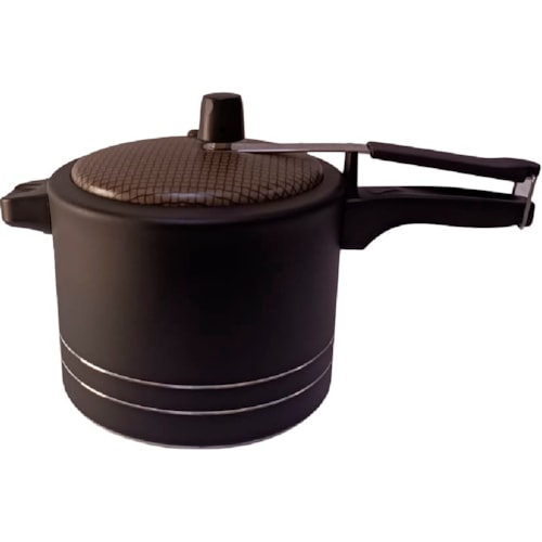 Panela de Pressão Mr Cook Preta 4,5L