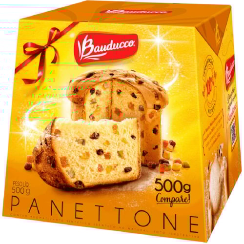 Panettone Bauducco Frutas Cristalizadas 500g
