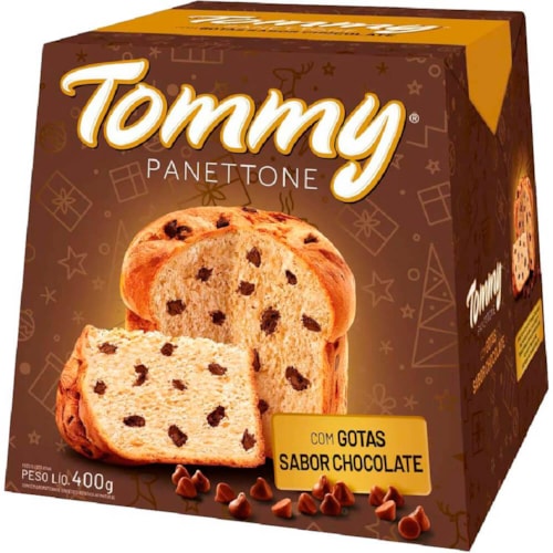 Panettone Tommy Gotas de Chocolate 400g