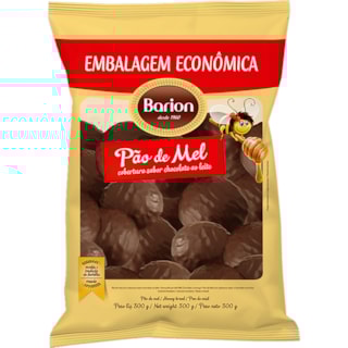 Pão de Mel Barion com Cobertura de Chocolate 300g
