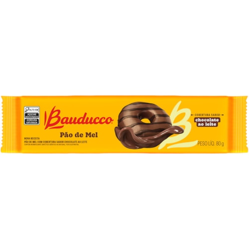 Pão de Mel Bauducco Chocolate Ao Leite 80g