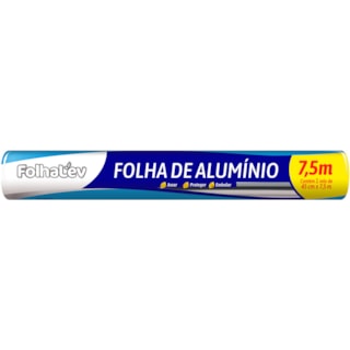 Papel Alumínio FolhaLev Rolo 40cmx7,5m