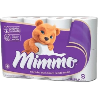 Papel Higiencio Mimmo Folha Dupla 8Un