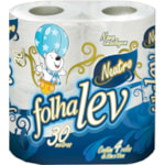 Papel Higiênico Folhalev Folha Simples Neutro 30m 4 unidades