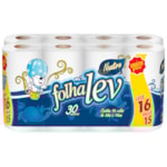Papel Higiênico Folhalev Folha Simples Neutro 30m Leve 16 Pague 15