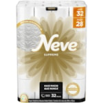 Papel Higiênico Neve Supreme Folha Tripla Texturizado 20m Leve 32 Pagu