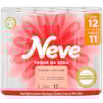 Papel Higiênico Neve Toque Seda Folha Dupla Leve 12 Pague 11 30m