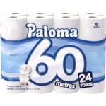 Papel Higiênico Paloma Folha Simples 60m 24 Unidades