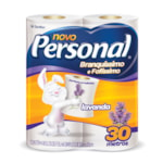 Papel Higiênico Personal Folha Simples Lavanda 30m 4 Unidades