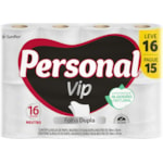 Papel Higiênico Personal Vip Folha Dupla Neutro 30m Leve 16 Pague 15