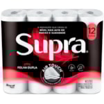 Papel Higiênico Supra Folha Dupla Neutro 30m 12Un