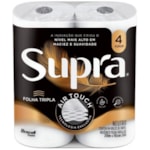 Papel Higiênico Supra Folha Tripla 20M 4Un