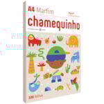 Papel Sulfite Chamequinho Marfim A4 100 Folhas
