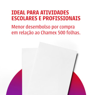 Papel Sulfite Chamex A4 Office 300 Folhas