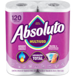 Papel Toalha Absoluto Branca 120FL 12Un