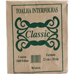 Papel Toalha Classic Interfolhas Branca 23x20cm 1000Fl