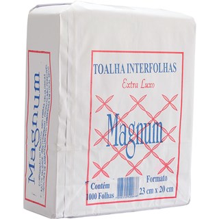 Papel Toalha Magnum Interfolhas Extra Luxo 23x20cm 1000Fl
